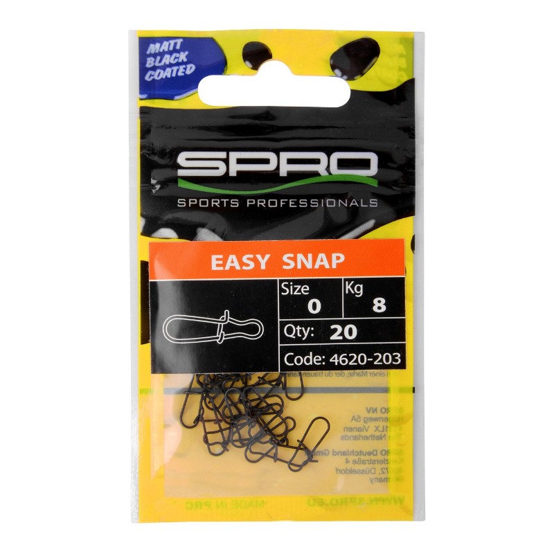SPRO Matte Black Easy Snap – afbeelding 2